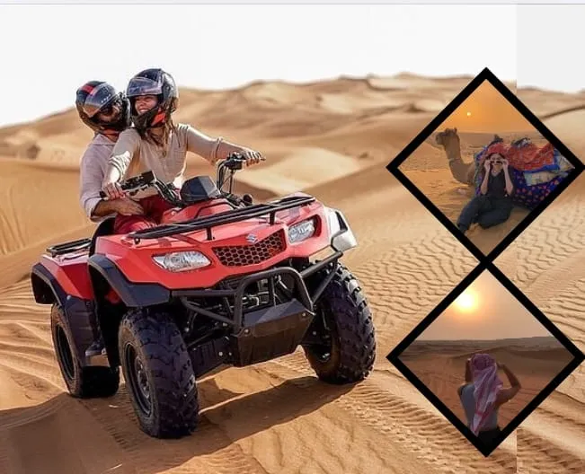 Beginner friendly ATV ride Dubai package